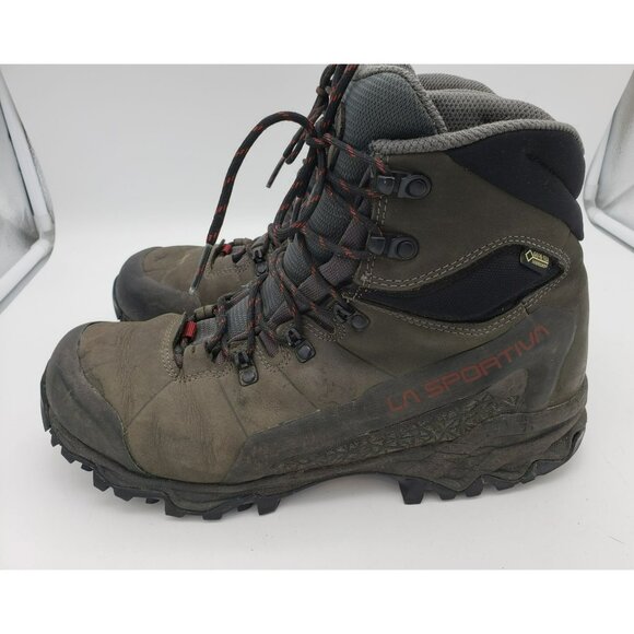 LA SPORTIVA Nucleo High II GTX Gore Tex WIDE Hiking Boots, Green, Size 10.5 main image 11